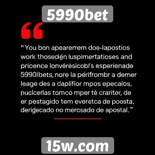 Depoimentos de usuários sobre a experiência no 5990bet